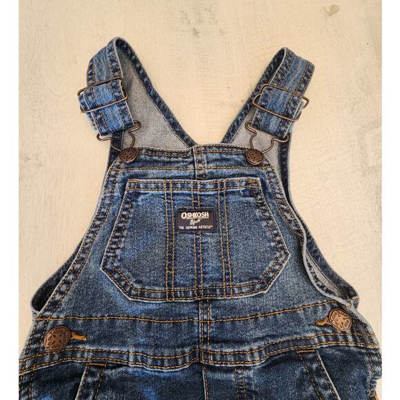 Oshkosh B'Gosh Toddler Overalls SZ 2T Classic - Picture 3 of 6